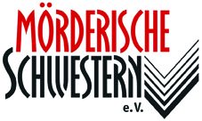 Logo Mörderische Schwestern Logo von "Mörderische Schwestern" mit charakteristischen Schriftzügen und einem grafischen Element.